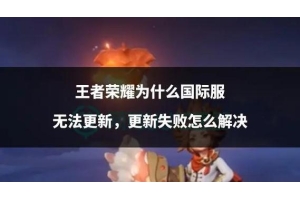 王者荣耀国际服解决下载闪退登录失败方法及职业玩家推荐套路（王者荣耀登陆闪退什么原因）